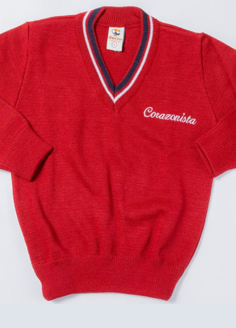 11060 Buzo Lana Sweater Hombre Colegio Corazonista