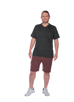 31569A Bermuda hombre, pretina resortada, bolsillos funcionales.