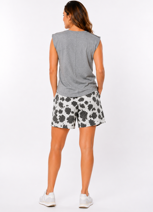 Camiseta estampada silueta ajustada 23049B