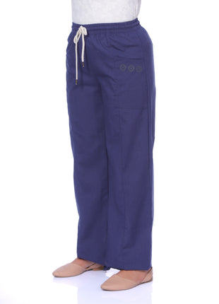 Pantalón lino silueta ajustada 43472A