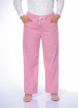 Pantalón lino silueta ajustada 43472A