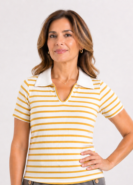 Camiseta cuello sport 23280B