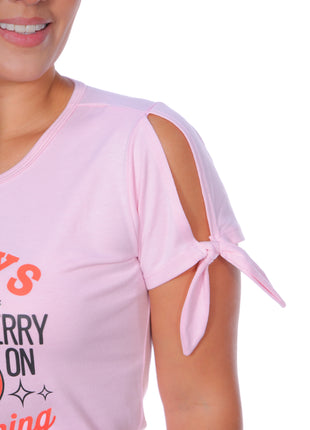 Camiseta estampada silueta ajustada 23282B