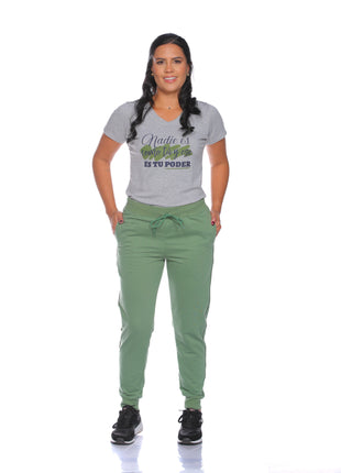 Pantalón tipo jogger silueta ajustada 43394A