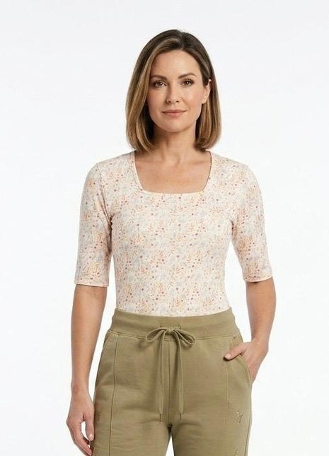 Camiseta escote cuadrado 23395A