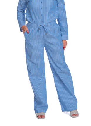43473A Pantalón silueta ajustada, pretina resortada, algodón suave.