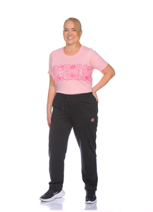 23741B blusón silueta amplia, estampado en frente.