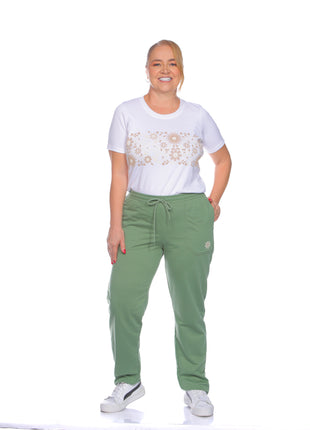 23741B blusón silueta amplia, estampado en frente.