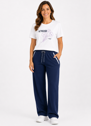 Pantalón burda silueta amplía 43745B