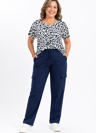 Pantalón sudadera silueta amplía 43746B
