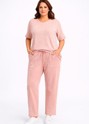 Pantalón burda silueta amplía 43749B