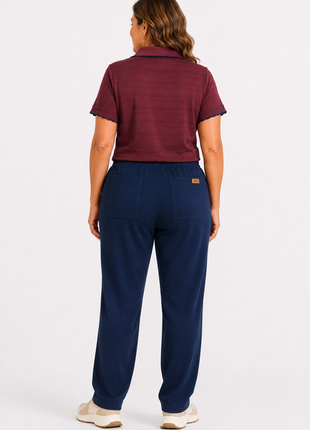 Pantalón burda silueta amplía 43750B