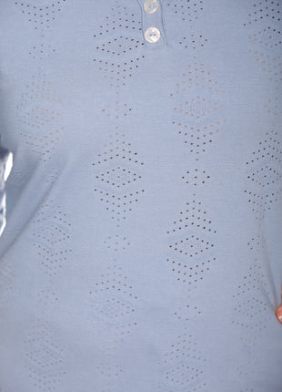 Camiseta cuello V silueta amplía 23790B