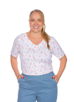 23827B Bluson silueta amplia de cuello en V