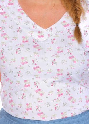 23827B Bluson silueta amplia de cuello en V