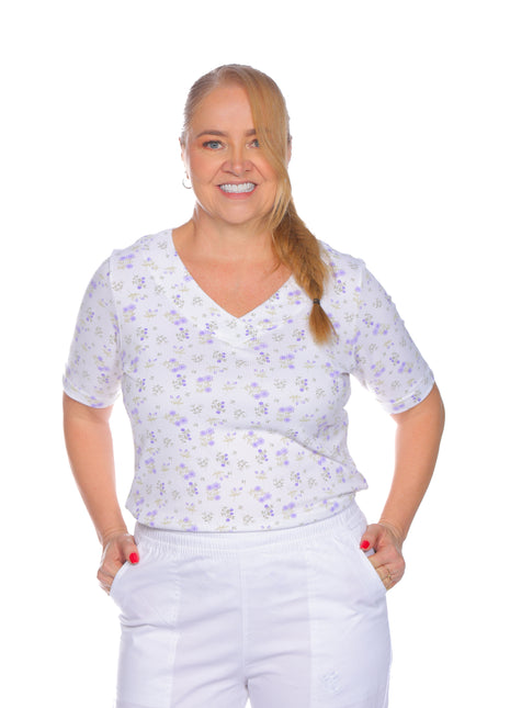 23827B Bluson silueta amplia de cuello en V