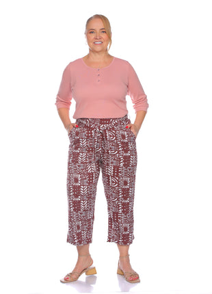 capri silueta amplia, pretina resortada.