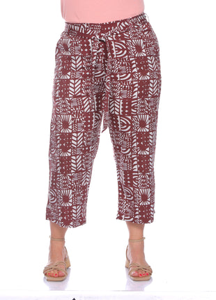 capri silueta amplia, pretina resortada.