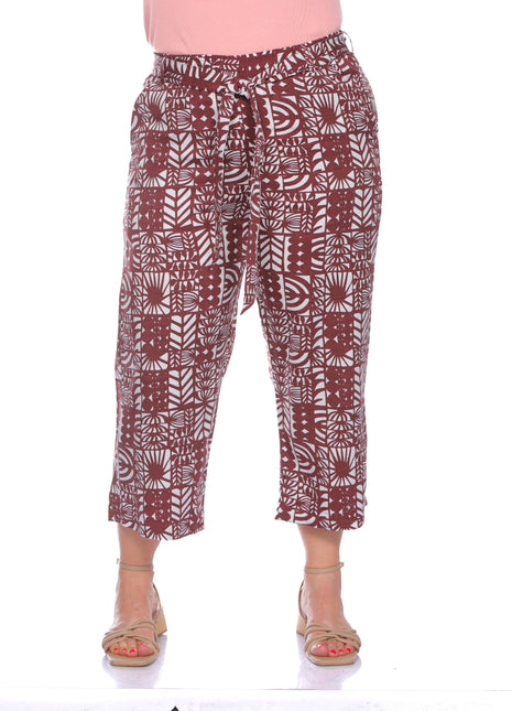 capri silueta amplia, pretina resortada.