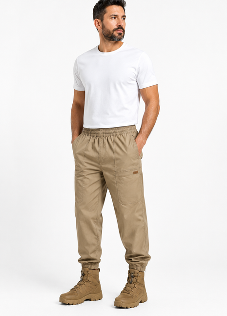 Pantalón jogger dril masculino 41107A