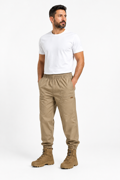 Pantalón jogger dril masculino
