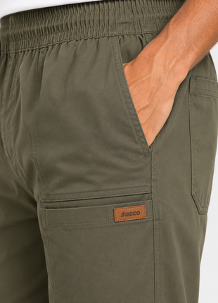 Pantalón jogger dril masculino 41107A