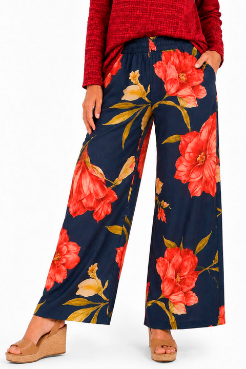Pantalón moda silueta amplia