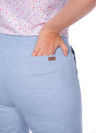 Pantalón dril silueta amplía 43632B