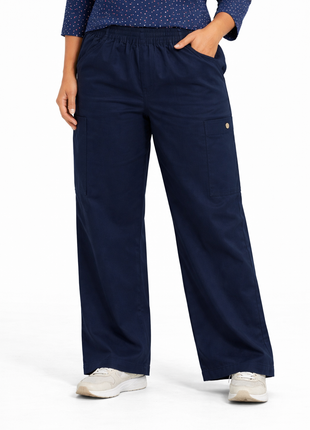 Pantalón dril silueta amplía 43634B