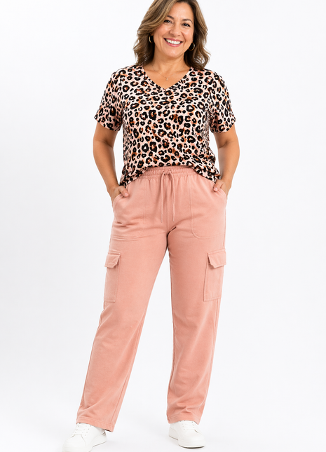 Pantalón sudadera silueta amplía 43746B
