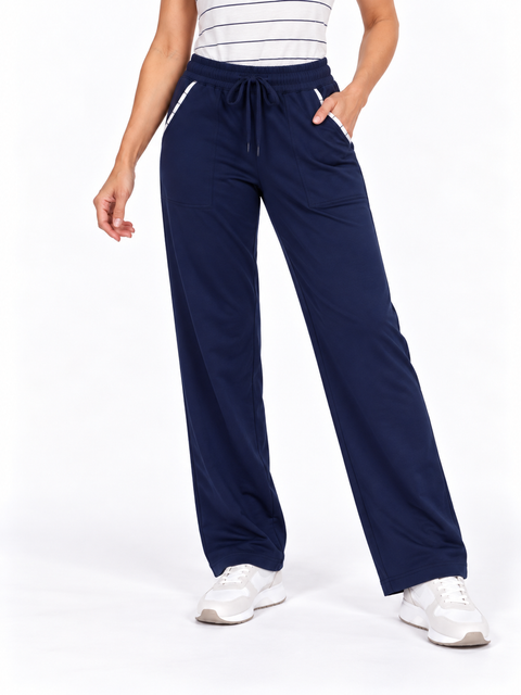 Pantalón sudadera burda silueta amplia