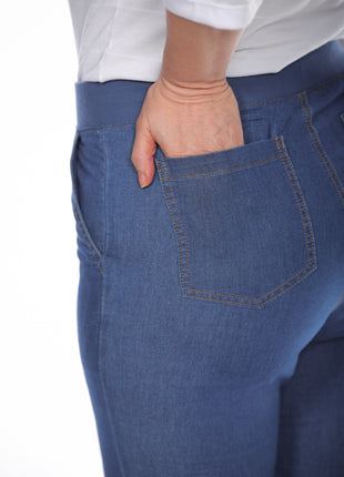 Jean chambray silueta amplía 43814C