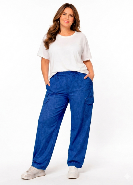 Jean chambray silueta amplía 43817C