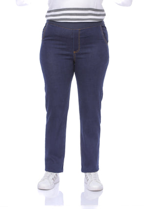 Jean silueta amplia pretina rib 43824B