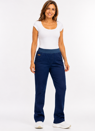 Jean pretina rib silueta amplía 43825B