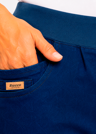 Jean pretina rib silueta amplía 43825B