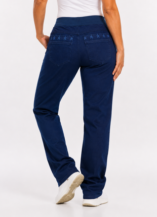 Jean pretina rib silueta amplía 43825B