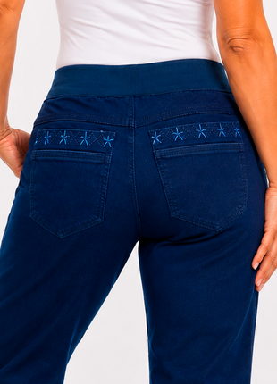 Jean pretina rib silueta amplía 43825B