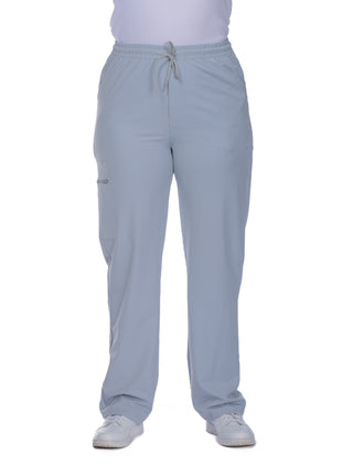 43931A Pantalón silueta amplia, pretina resortada, bolsillo con cierre.