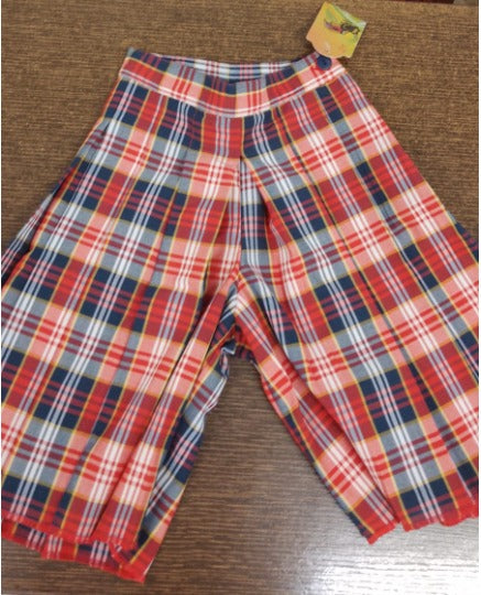 81052 Falda cuadros con división tipo pantalón mujer Colegio Sagrado Corazón