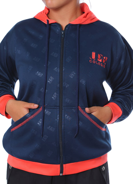 82063 chaqueta unisex con capucha Colegio UPB nueva colección