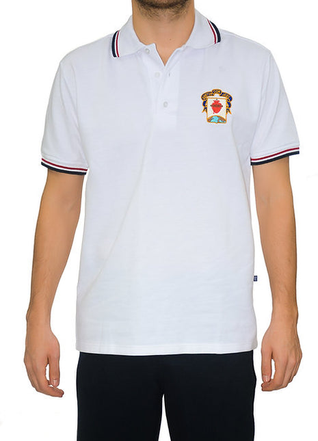 85020	Camiseta de diario unisex tipo polo - Colegio Sagrado Corazón Barranquilla y Puerto Colombia