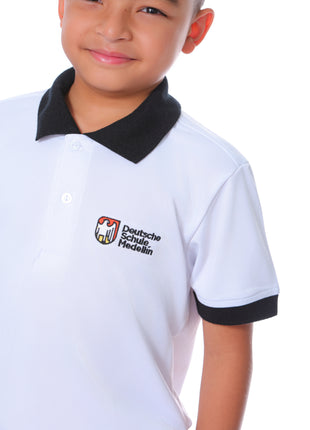 86020 Camiseta Tipo Polo Unisex Deutsche Schule Medellín Colegio Alemán