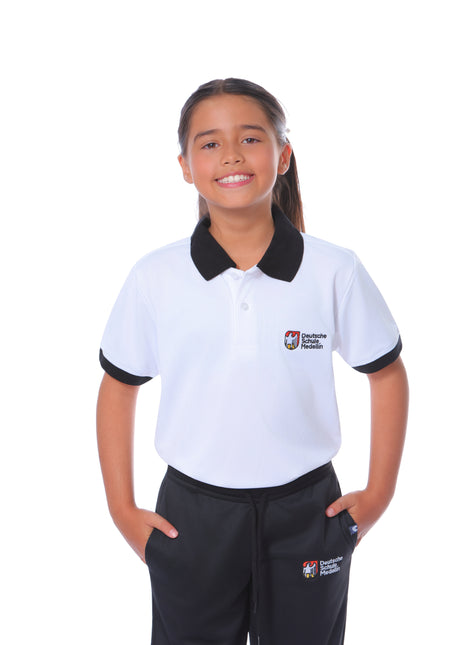 86020 Camiseta Tipo Polo Unisex Deutsche Schule Medellín Colegio Alemán