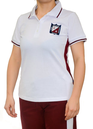 88020 Camiseta Mujer tipo polo educación física deportes - Colegio Eucarístico
