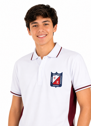 88022 Camiseta Hombre tipo polo educación física deportes - Colegio Eucarístico