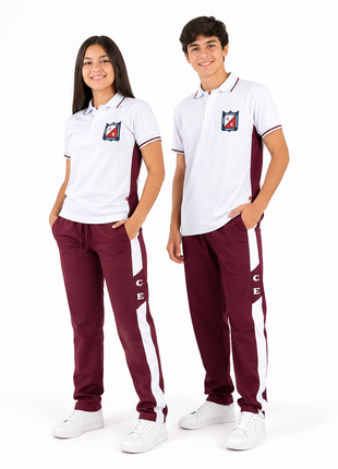 88020 Camiseta Mujer tipo polo educación física deportes - Colegio Eucarístico