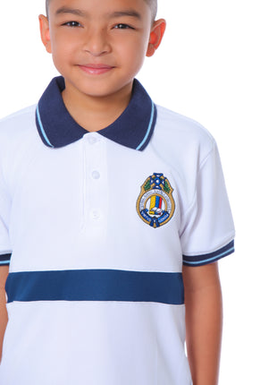 89020 Camiseta unisex tipo polo educación física ENSA Escuela Normal Superior Antioqueña