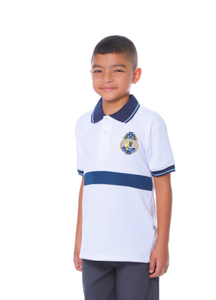 89020 Camiseta unisex tipo polo educación física ENSA Escuela Normal Superior Antioqueña
