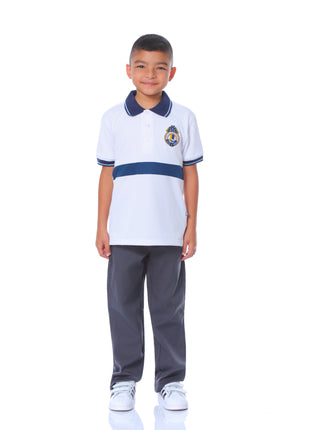 89020 Camiseta unisex tipo polo educación física ENSA Escuela Normal Superior Antioqueña